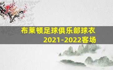 布莱顿足球俱乐部球衣 2021-2022客场